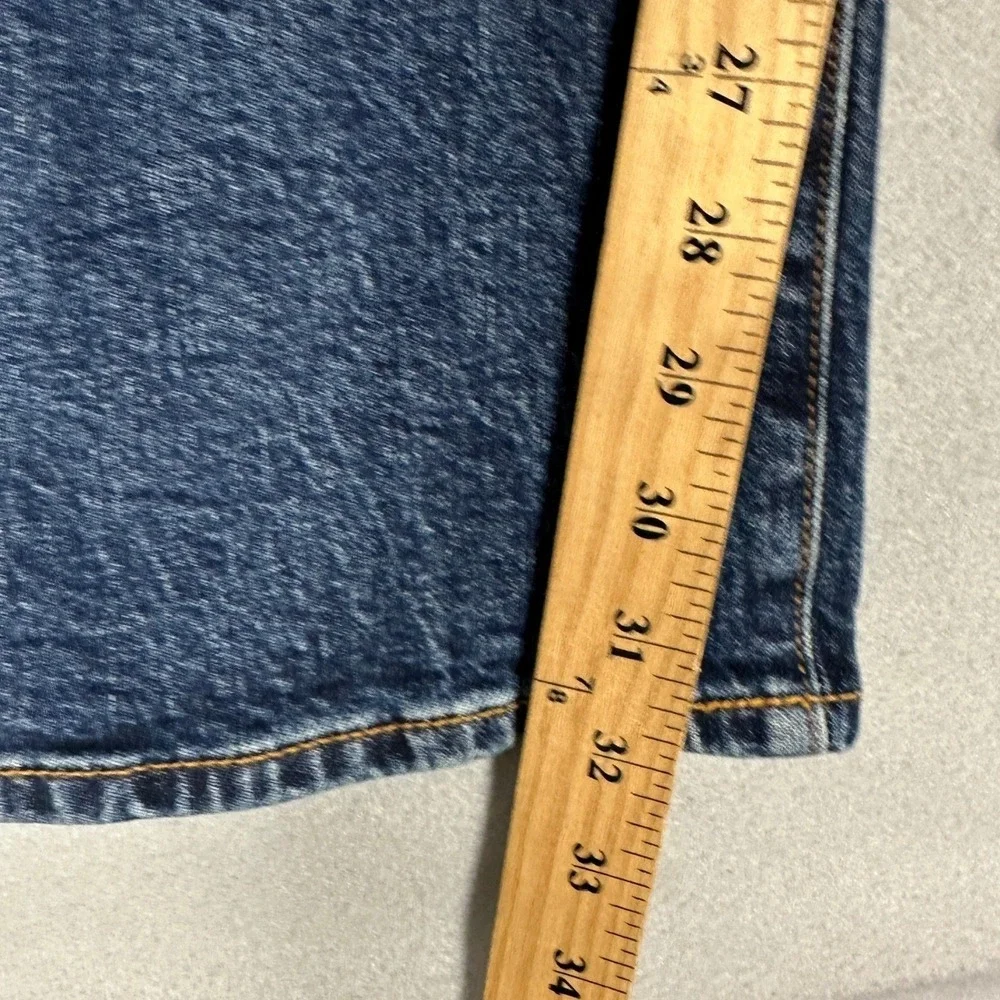 American Eagle Flex Jeans Mens 40X32 Blue Relaxed Straight Distressed Stretch